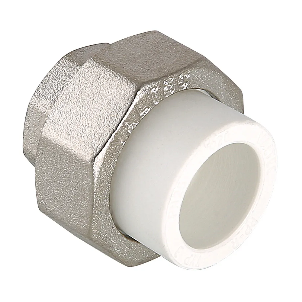 Муфта разъемная 20x1/2' ВР полипропиленовая PPR американка, белая