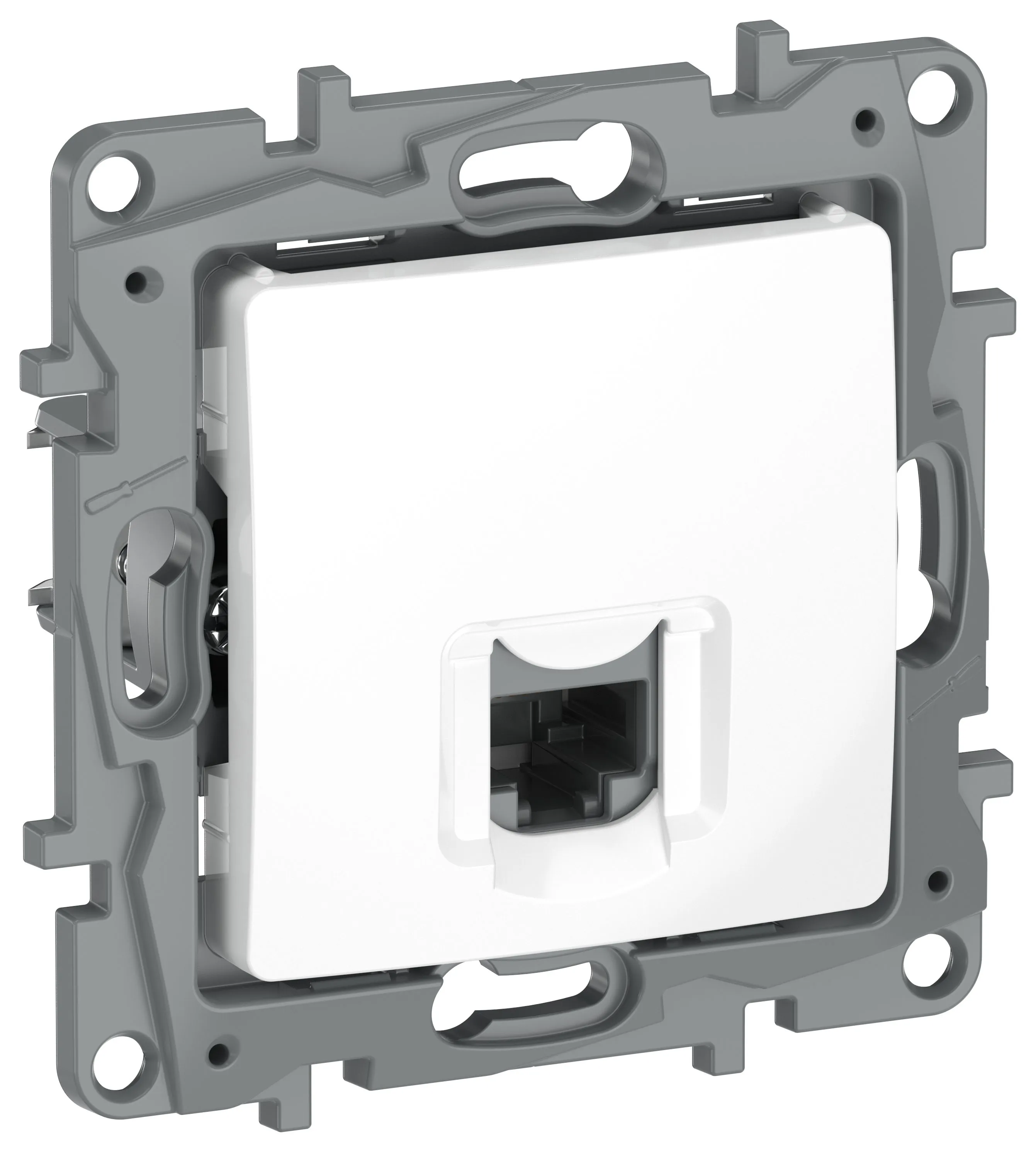 IEKETIKA Розетка компьютерная RJ45 категория 5Е UTP 6722411 белый IEK 