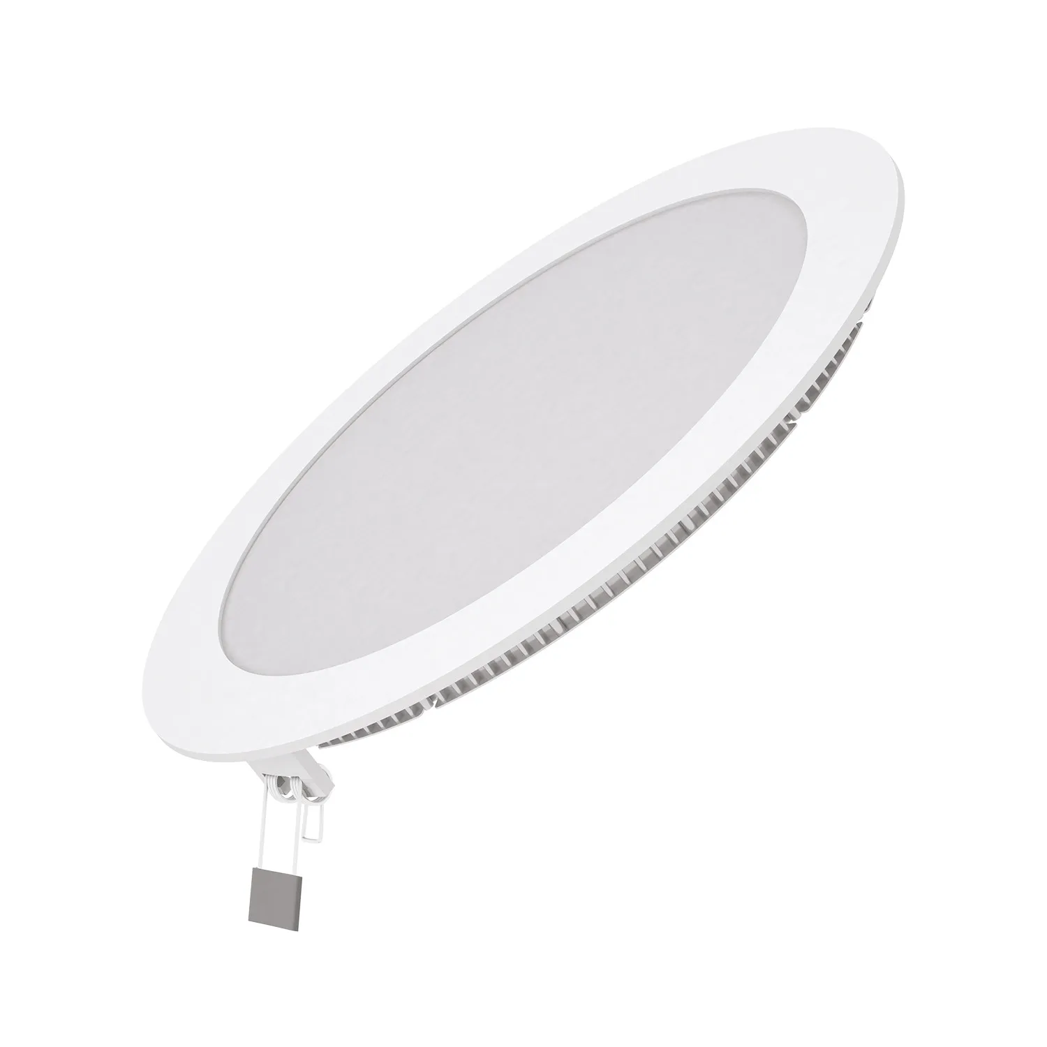 Светильник светодиодный встраиаемый LED ДВО 18 Вт 1560 Лм 6500К IP20 d225х22 мм монт d210 мм Slim Gauss