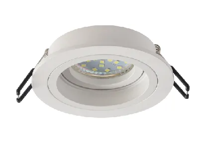 Встраиваемый светильник алюминиевый KL84 WH MR16/GU5.3 белый