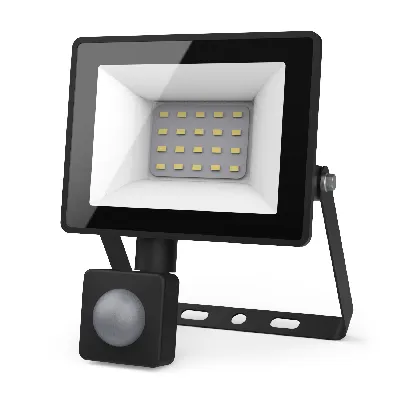 Прожектор светодиодный LED ДО 20 Вт 1300 Лм 6500К IP65 с датчиком (сенсором) движения 145х105х54 мм Elementary Gauss