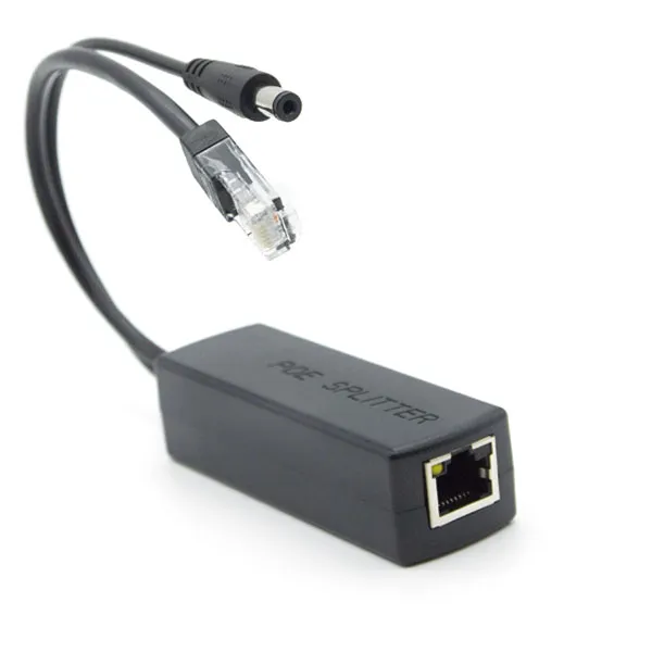 Сплиттер PoE 1xRJ45 10/100Мбит/с, 15.4Вт 