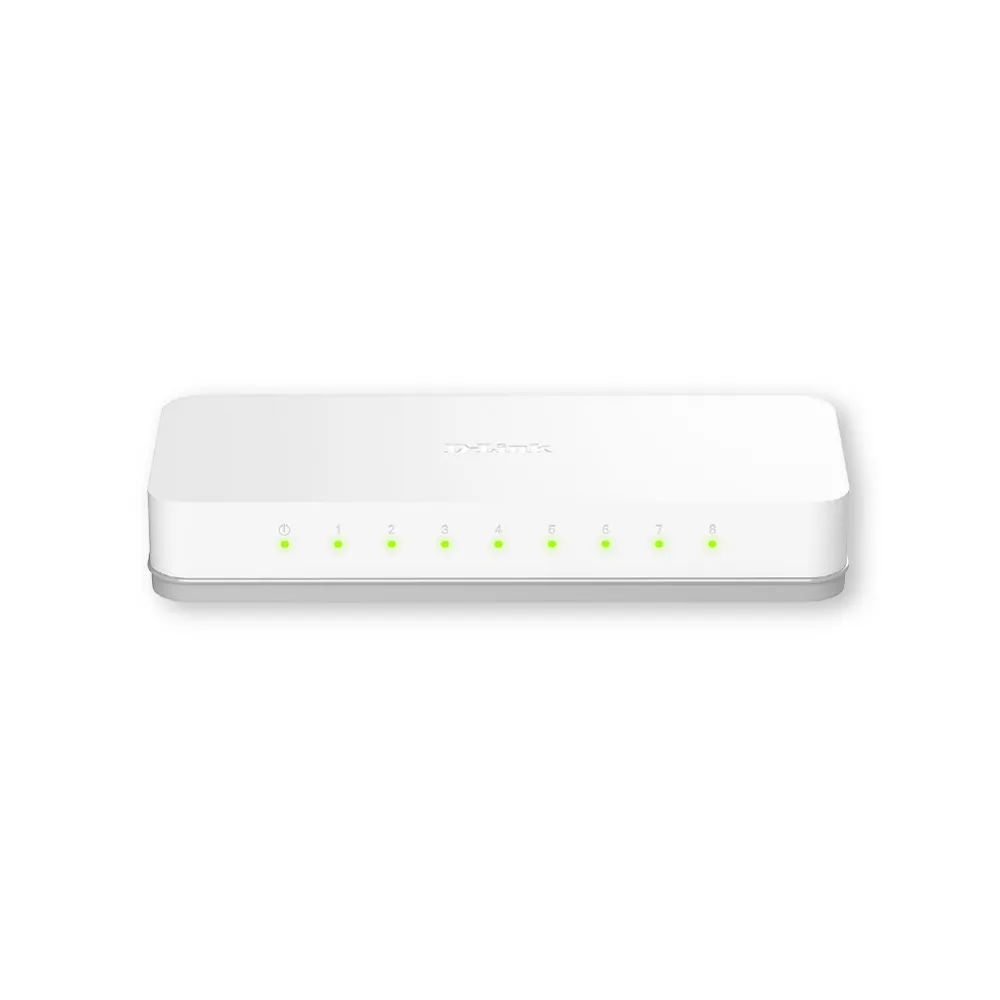 Коммутатор неуправляемый 8 портов  RJ45 10 100 Мб/с 