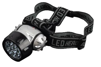 Фонарь светодиодный NPT-H05-3AAA 19LED налобный пластик 