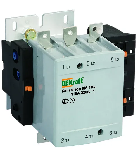 Контактор 150А 380В AC3 1НО КМ-103 DEKraf