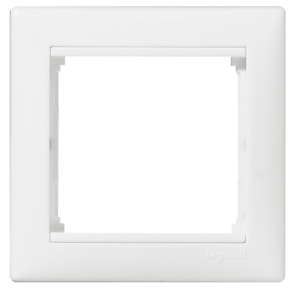 VALENA Рамка 1 пост горизонтальная белая