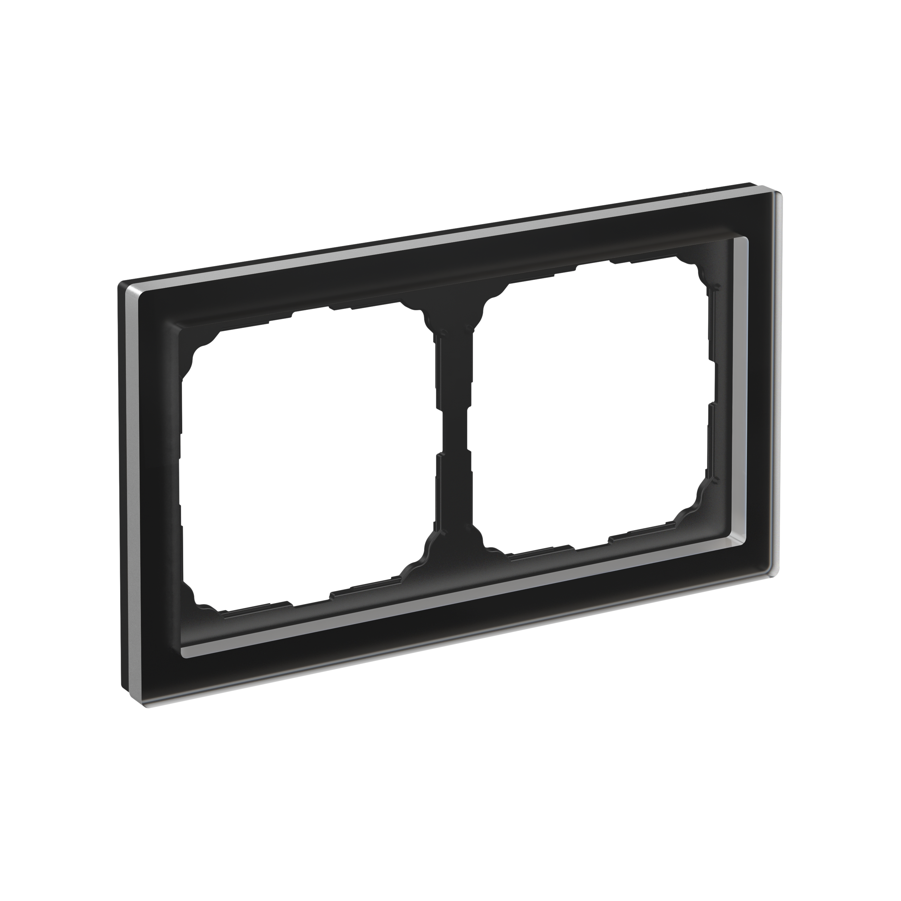 ARTGALLERY PURE 2-постовая РАМКА, ОРГАНИЧЕСКОЕ СТЕКЛО ЧЕРНЫЙ