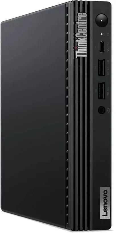 Десктоп ThinkCentre M70q Gen4 Intel Core i3-13100T, 8GB, 512GB SSD, fTPM, WIFI + BT,VESA Mount, Keyboard & Mouse Combo, DOS, черный (грав)