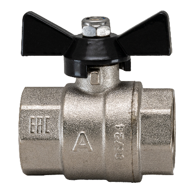 Кран шаровой полнопроходной  1/2' ВН бабочка