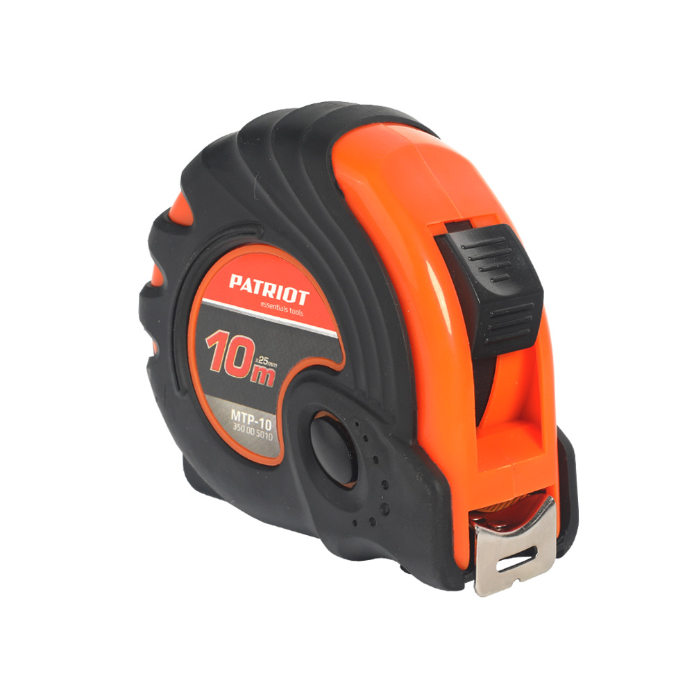 Рулетка MTP-10, ударопрочный корпус, обрезиненная, 10м