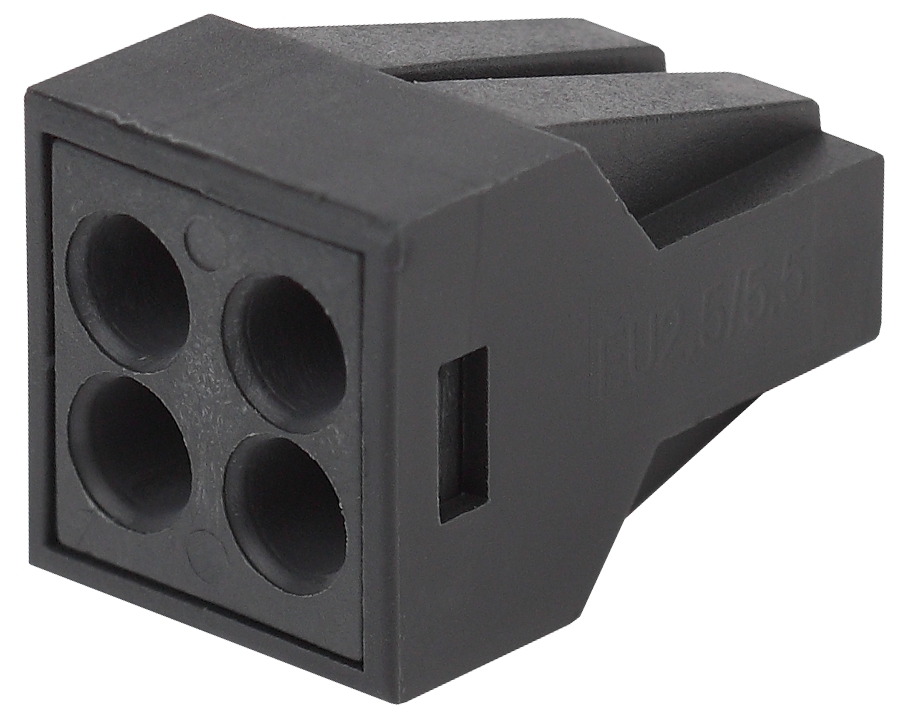 Клемма СМК с пастой серии 304, 4 отверстия, 0,5-2,5 мм2 10 NO-224-53