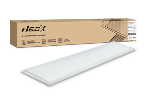 Панель светодиодная универсальная ДВО-01 3640-ПРИЗМА 36Вт 4000K 1195x180мм NEOX