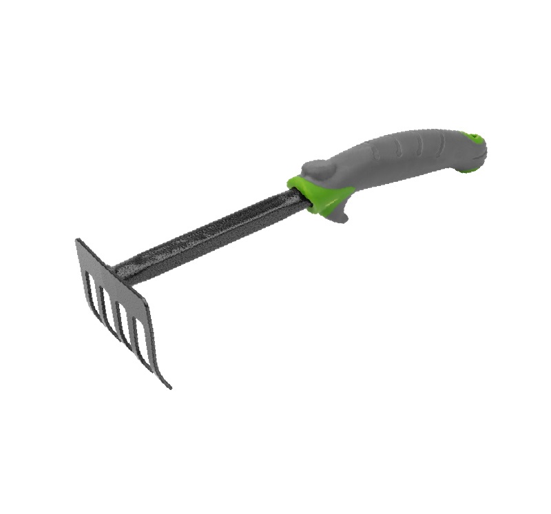 Грабельки садовые с прорезиненной ручкой, 31х8,5см ЧЕТЫРЕ СЕЗОНА