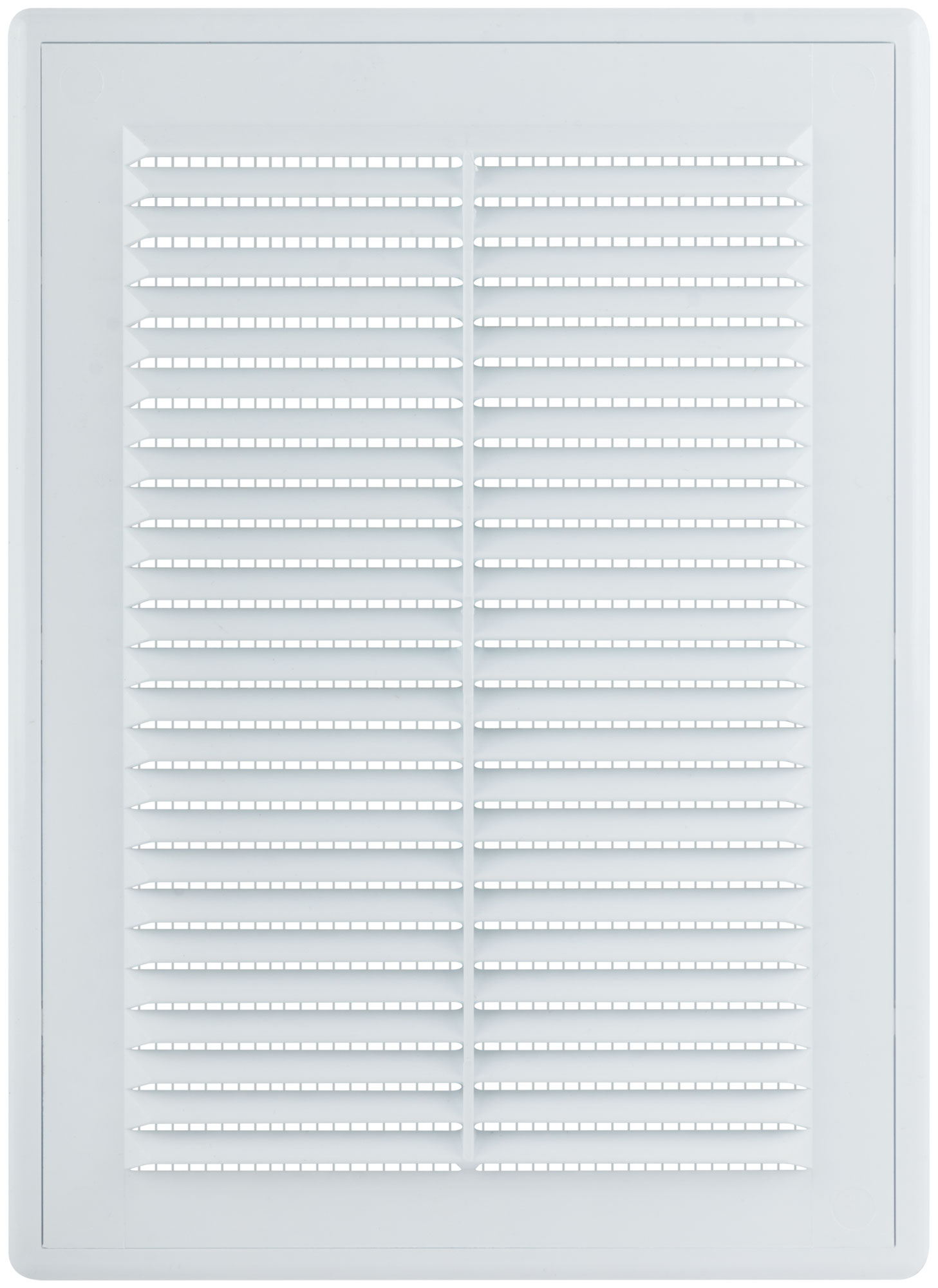 Решетка вентиляционная, пластиковая, 185x255 мм, съемная с сеткой