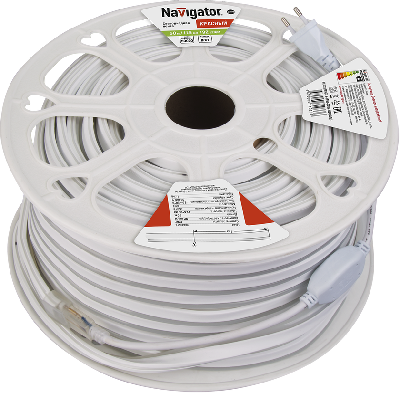 Лента светодиодная LEDх92/м 1м 9Вт/м 220В IP67 красный