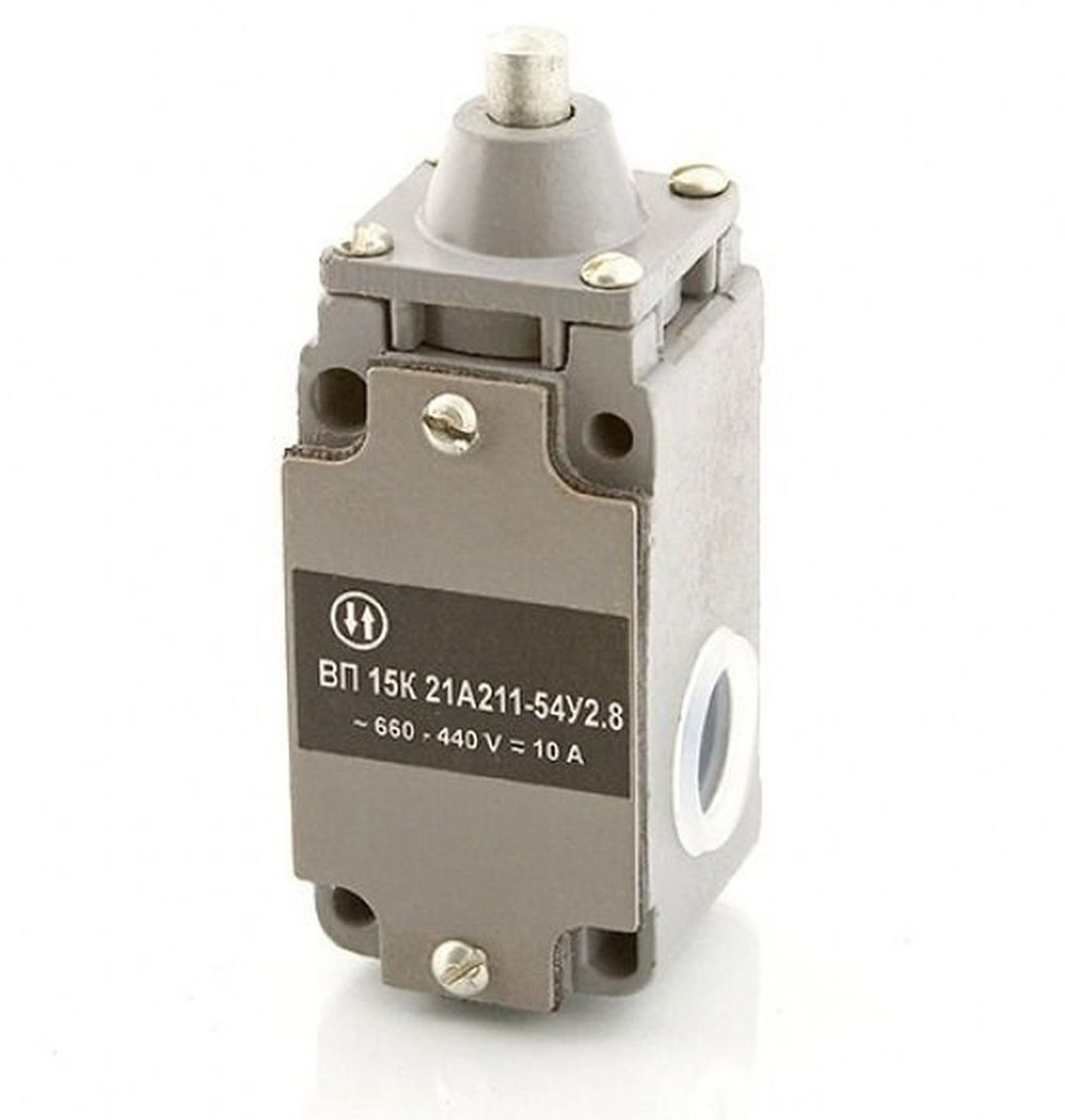 Выключатель путевой ВП15К21-211-54У2.8 (толкатель, прямого действия)
