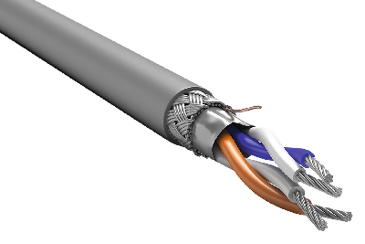 Кабель интерфейсный ITK RS-485 2х2х0.6 нг(А)-LS серый (200м)