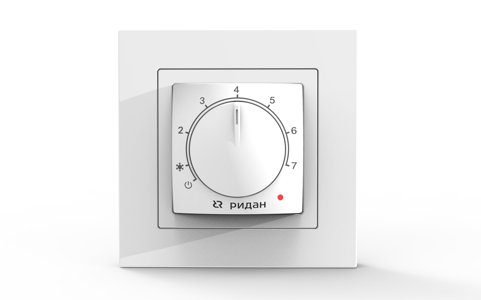 Терморегулятор с датчиком пола Ридан Twist белый 16А