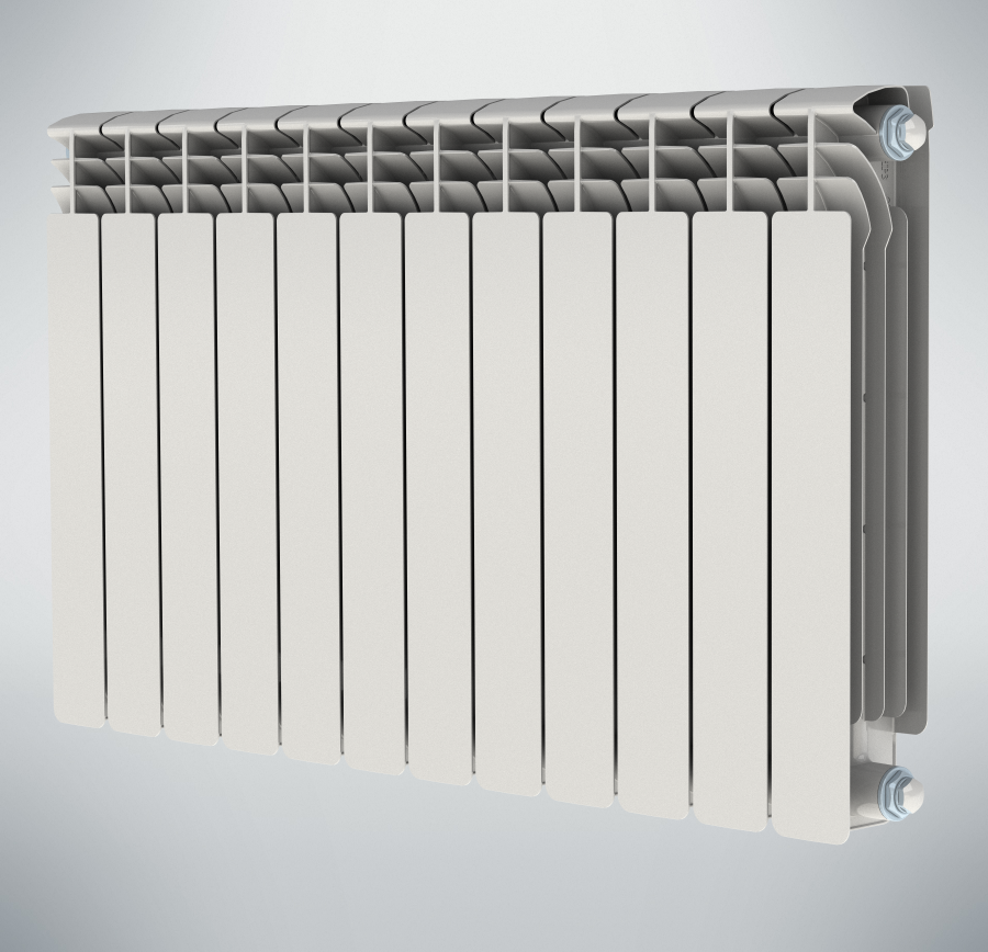 Радиатор биметаллический секционный 500/100/12 боковое подключение