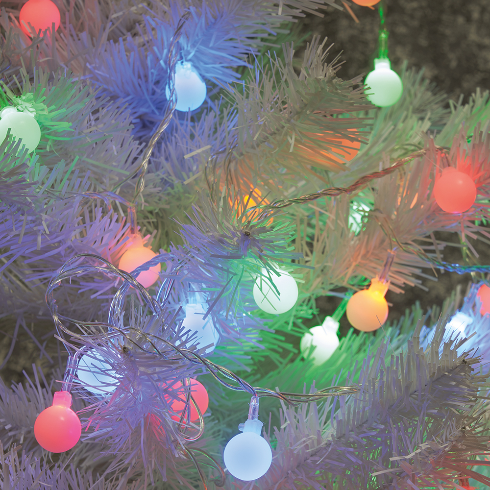 Гирлянда Шарики LED мульти 10 м