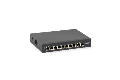 Коммутатор неуправляемый 10 портов RJ4510 100 1000 Мб/с PoE 120Вт