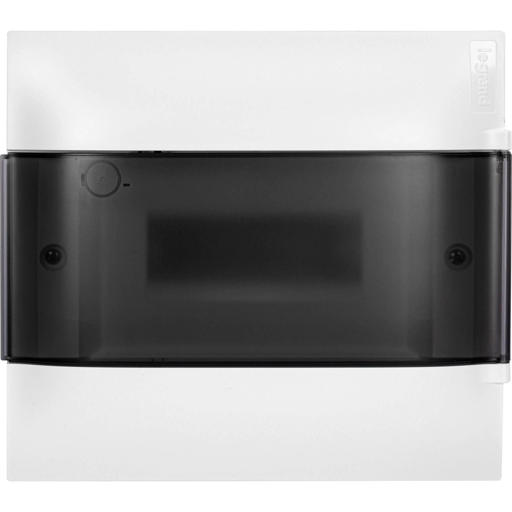 Practibox S Пластиковый щиток Навесной (ЩРн-П) 1X8 Дымчатая дверь