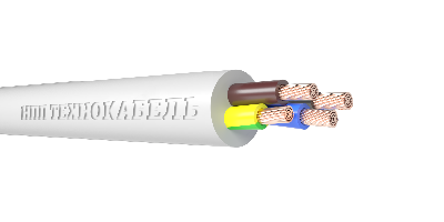 Провод ПВСнг(А)-LS 4х1,5(3х1,5+1х1,5) ТРТС