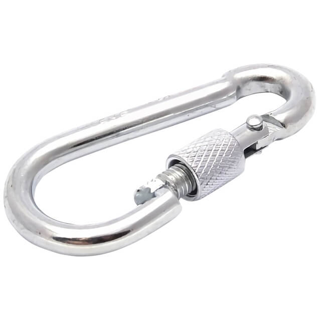 Карабин пожарный М4 DIN5299D c фиксатором