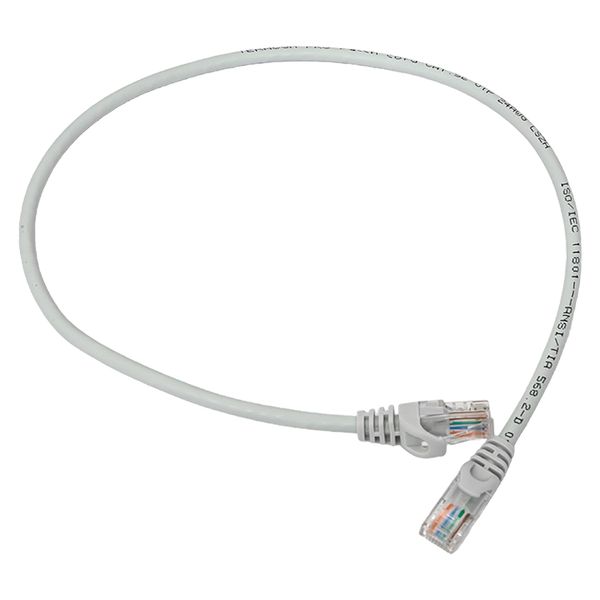 Патч-корд TERACOM PRO Cat.5E неэкранированный UTP оболочка LSZH серый (0.5м)