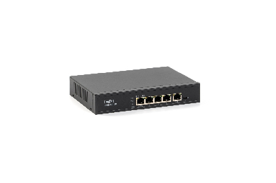 Коммутатор неуправляемый 5 портов RJ4510 100 1000 Мб/с PoE 65Вт