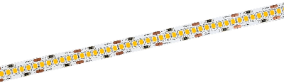 Лента светодиодная 5м SMD2835 240LED/м 22Вт/м IP20 ширина 10мм 24В теплый белый IEK