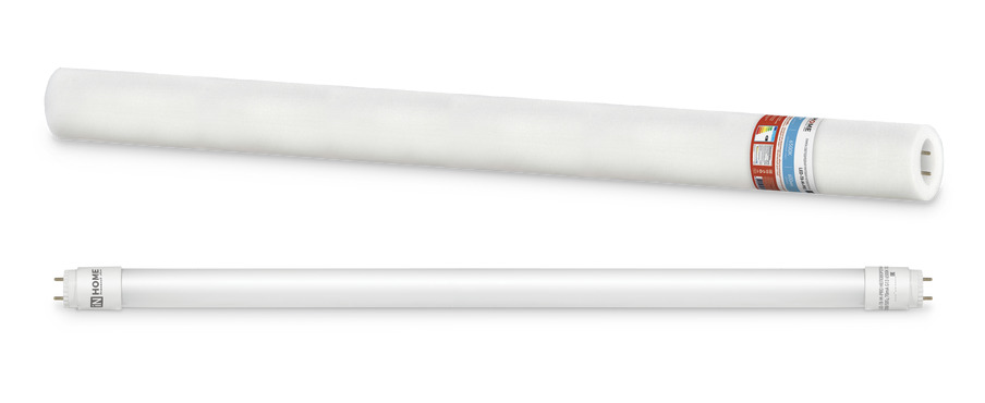 Лампа светодиодная LED-T8-М-PRO 10Вт 230В G13 6500К 1000Лм 600мм матовая неповоротная IN HOME