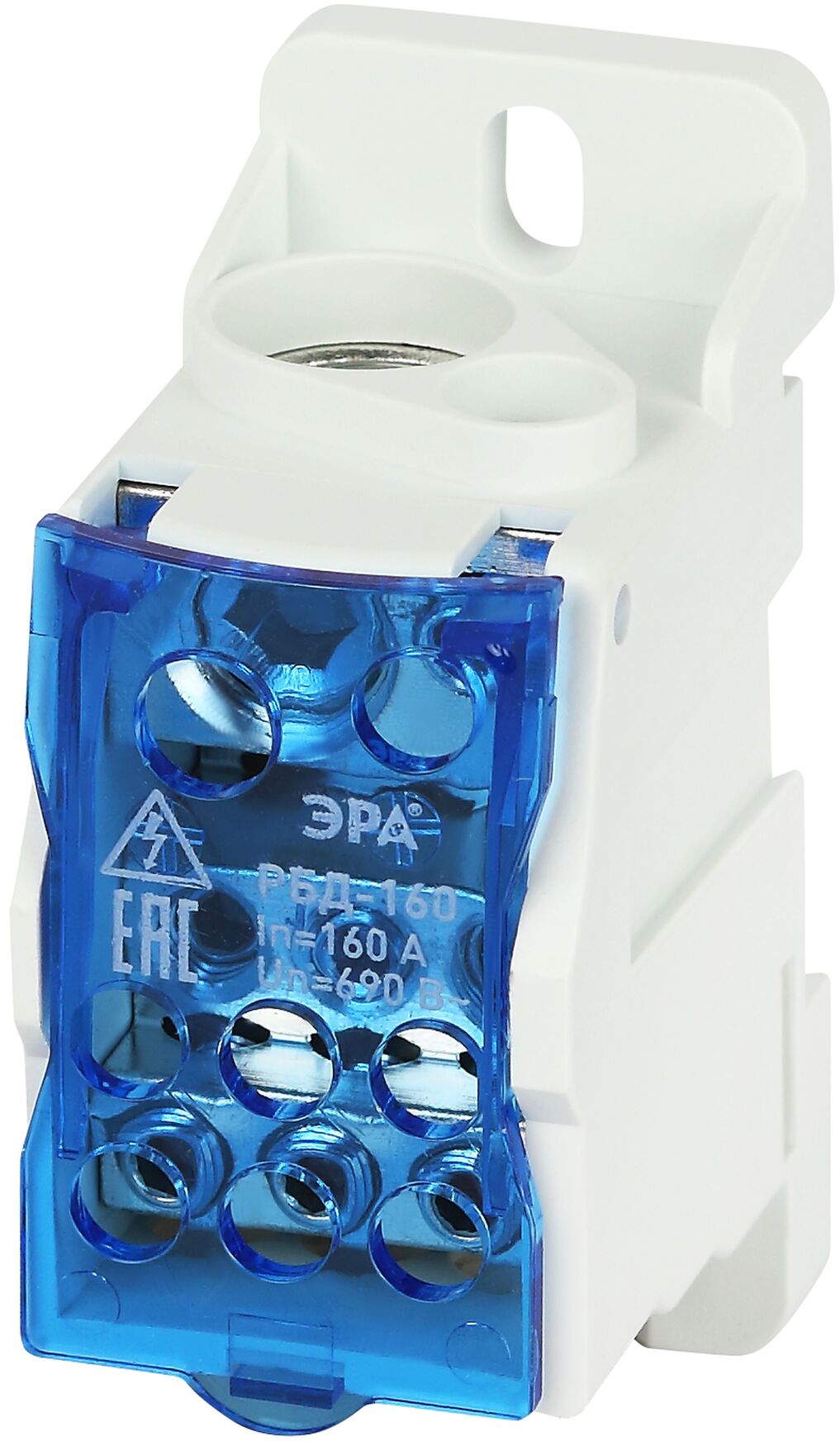 Распределительный блок на DIN-рейку РБД-160А