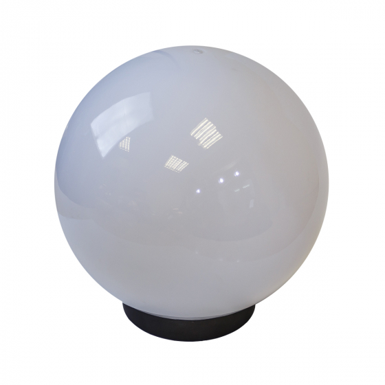 Светильник садово-парковый НТУ шар опаловый на опору/кронштейн IP44 Е27 max150Вт d400mm НТУ 01-150-401