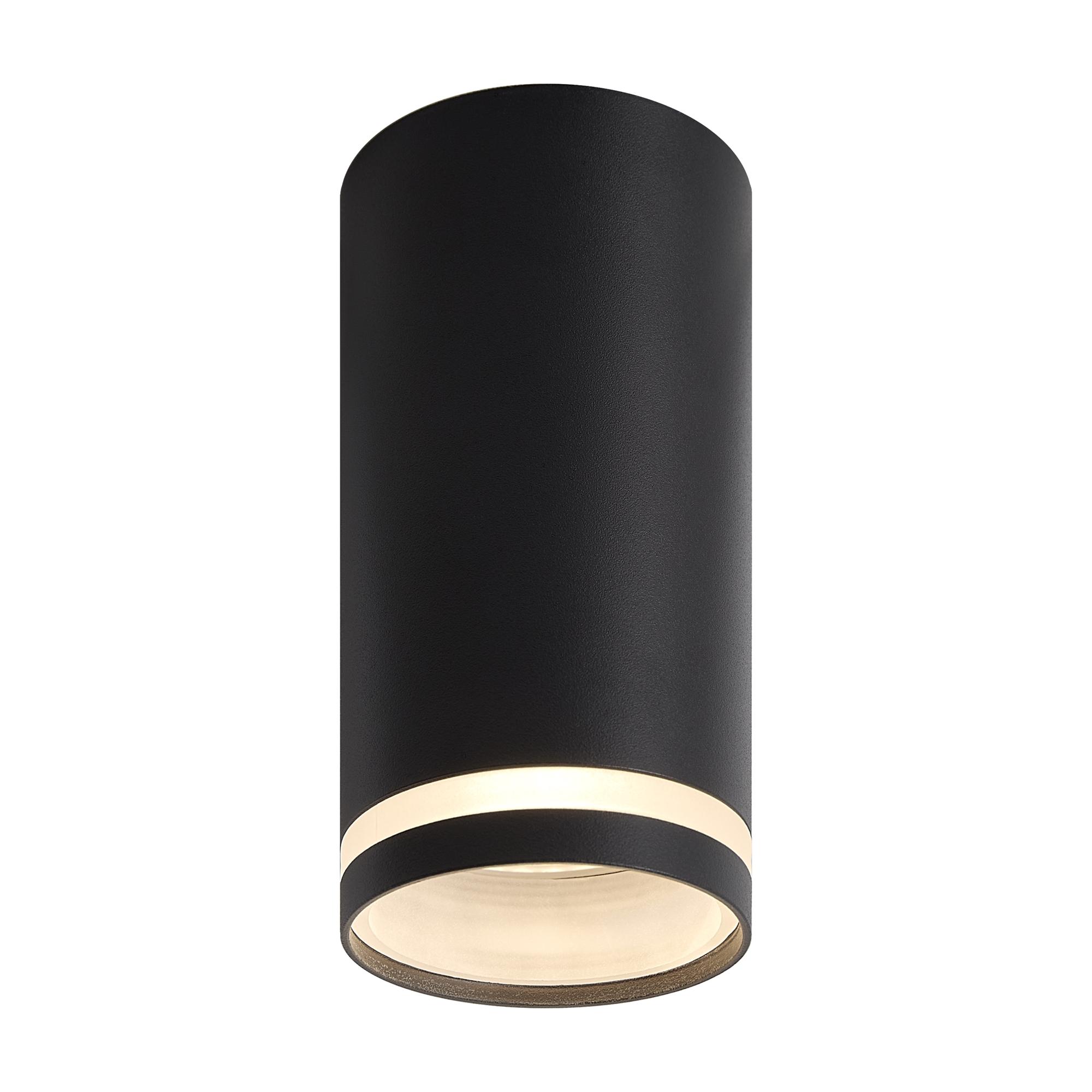 Светильник традиционный Down Light накладной под лампу GU10 IP20 Черный