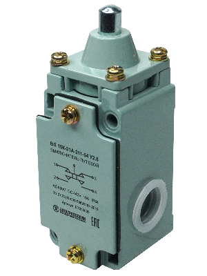 Выключатель путевой ВП 15К-21А-211-54 У2.8, толкатель, прямого действия, IP54