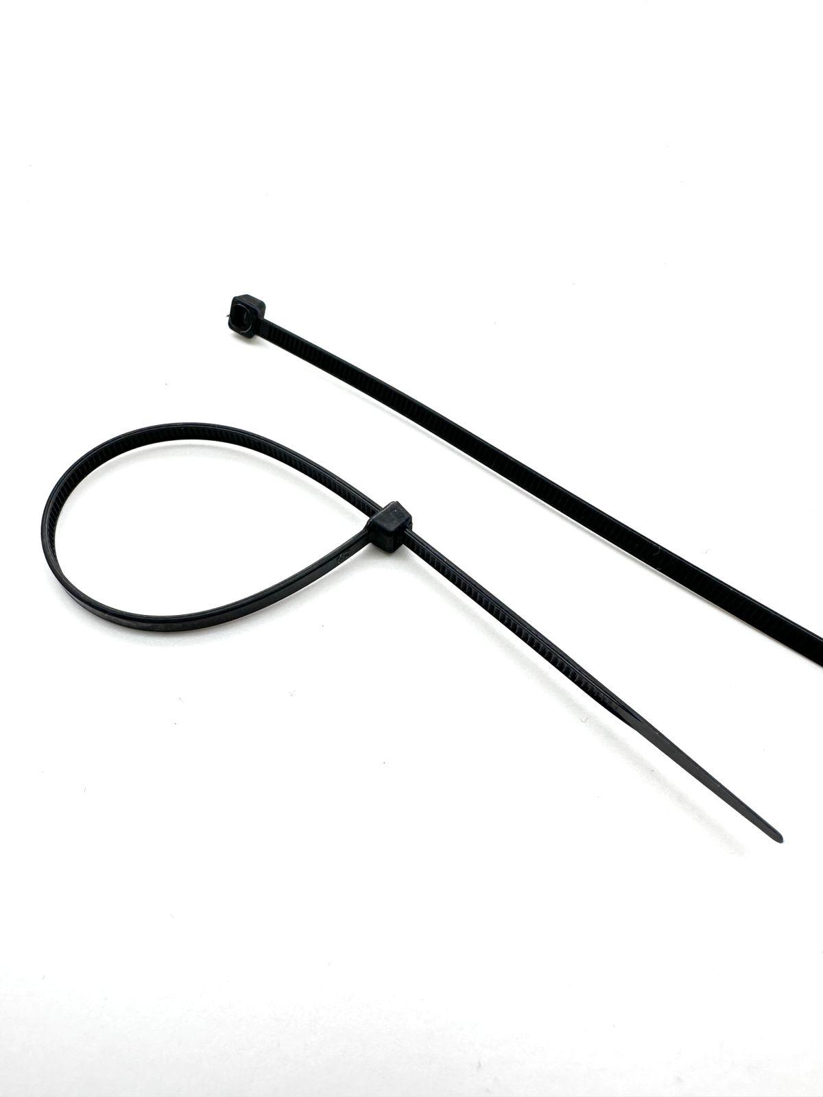 Хомут-стяжки ленточные 4x300 (3,6x300) черн