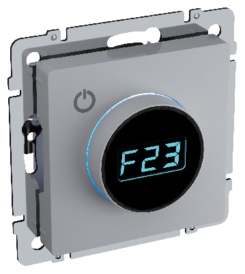 BRITE Термостат электронный с индикацией ТС10-1-БрБ белый IEK