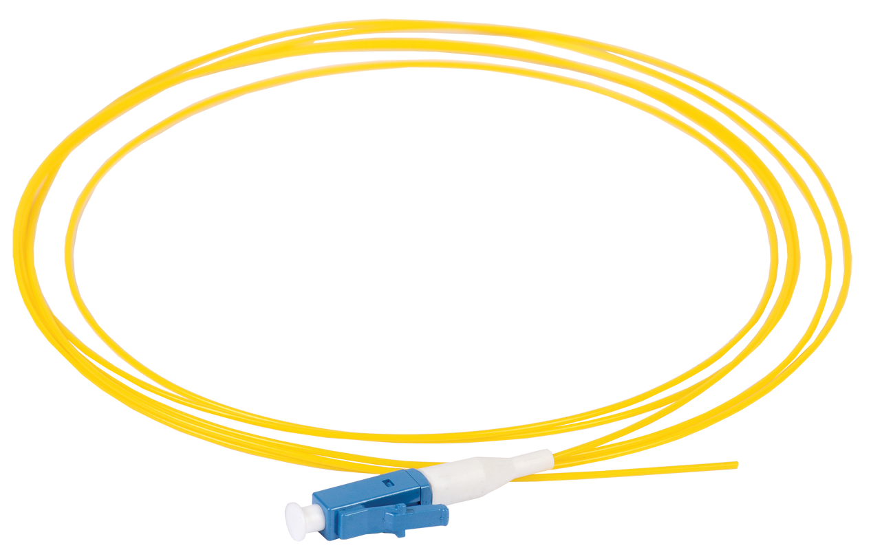 Пигтейл (шнур оптический коммутационный) монтажный (SM) 9/125 (OS2) LC/UPC LSZH 1.5м