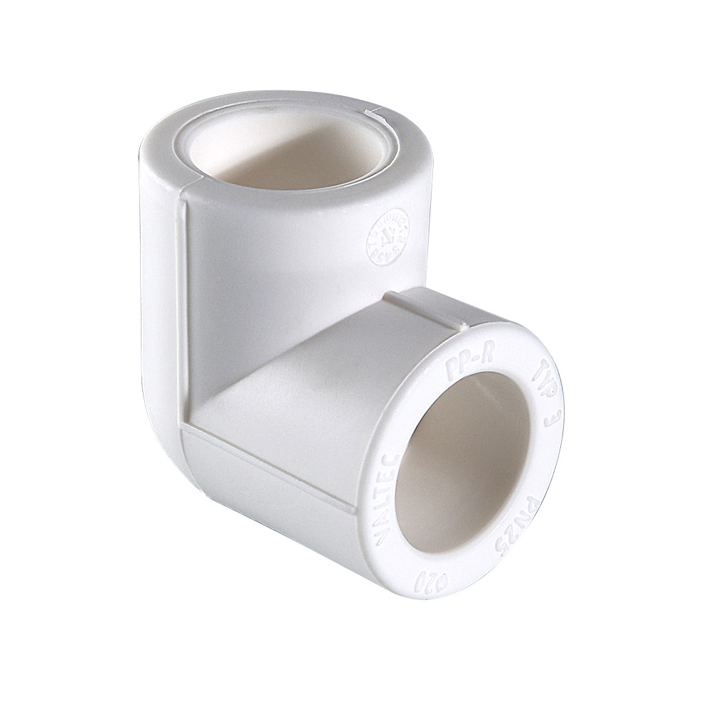 Угольник 32 90 град., полипропиленовый, белый VALTEC