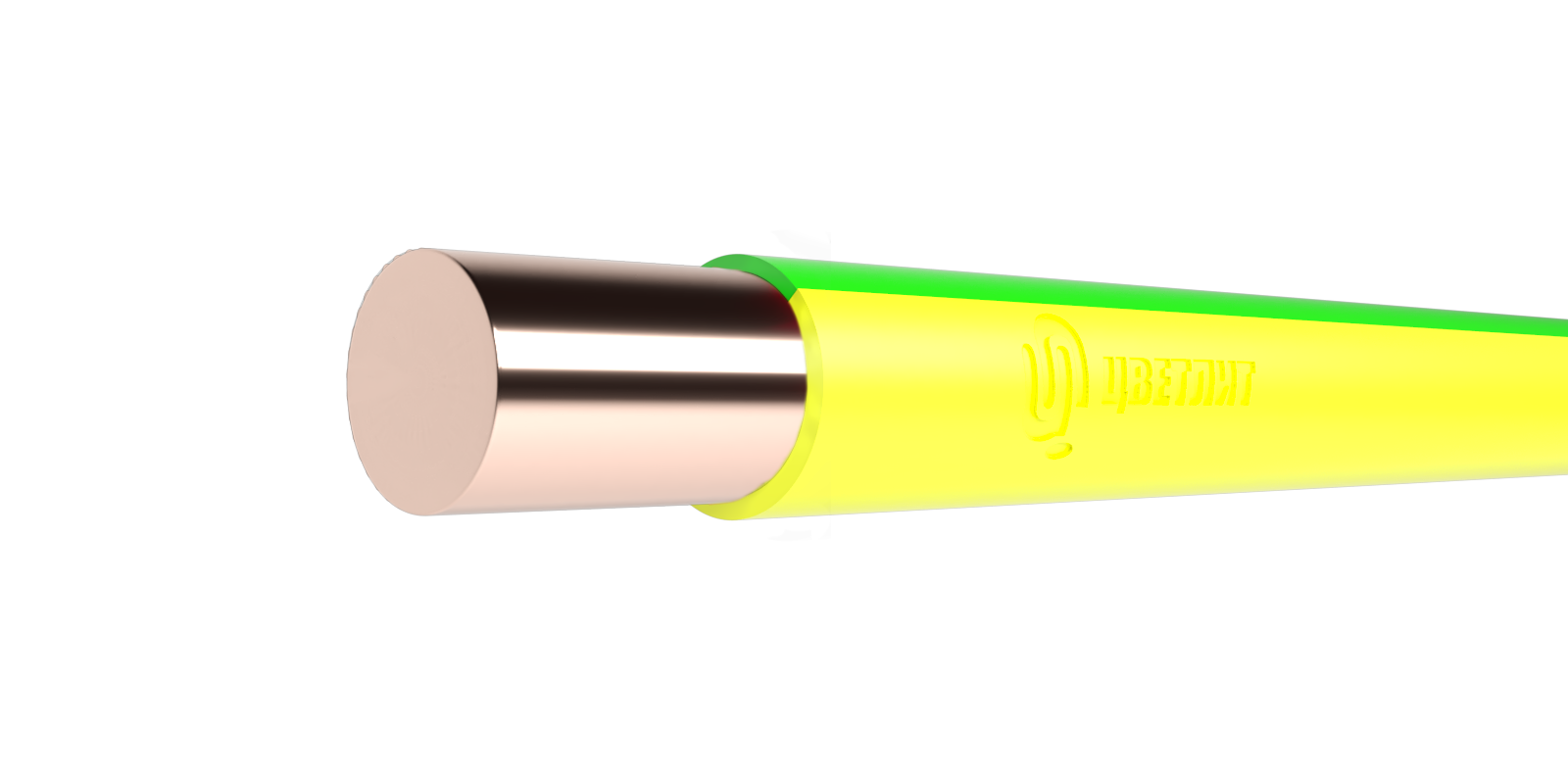 Провод силовой ПуВнг(A)-LS 1х4 зелено-желтый ТРТС