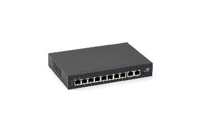 Коммутатор неуправляемый 10 портов RJ4510 100 Мб/с PoE 120Вт