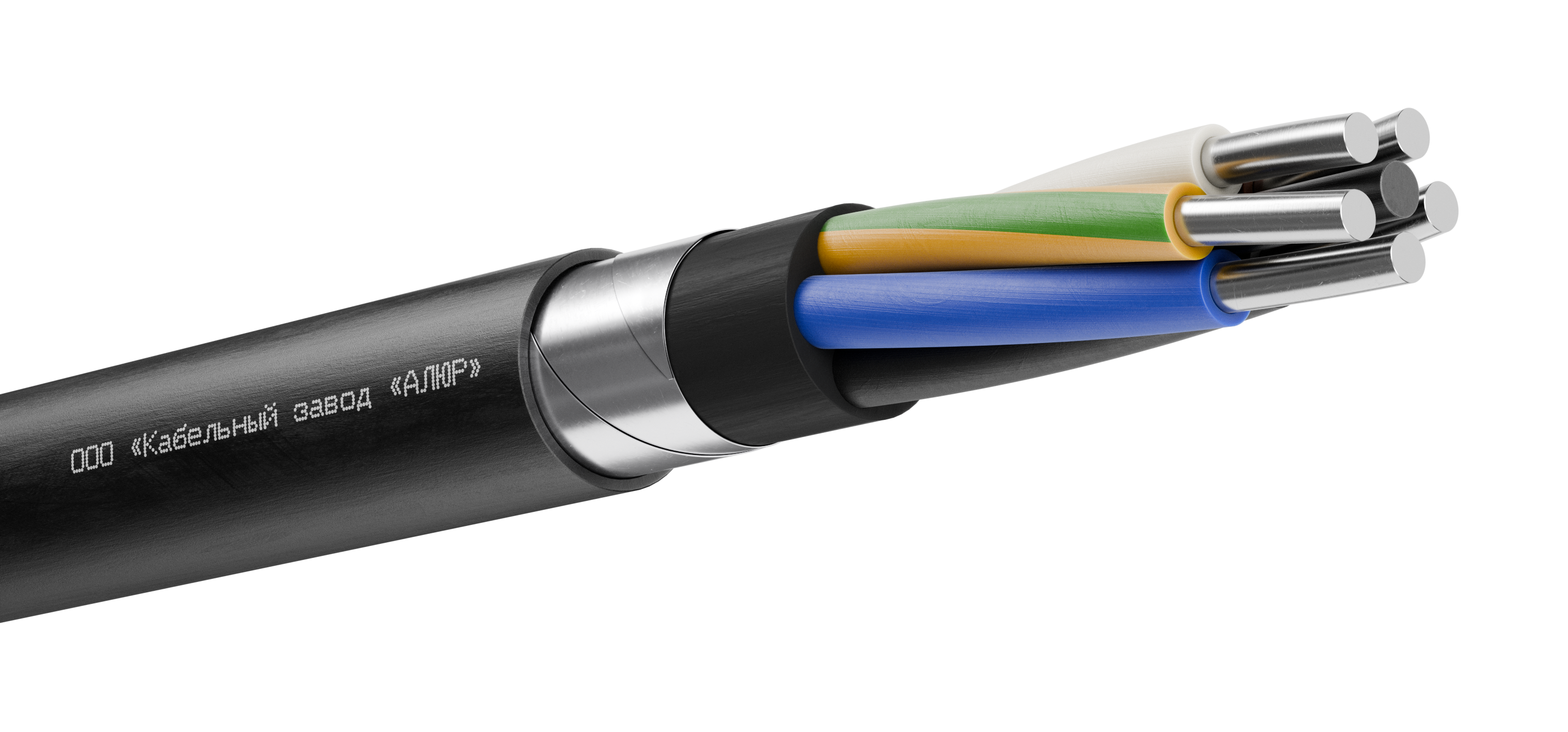 Кабель силовой АВБШв 5х16 (N.PE)-0.66 однопроволочный барабан