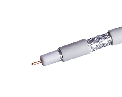 Кабель коаксиальный RG-6 белый CCS 1,00 / Conduct. 15% / Al 32х0,12 / PVC Net.on 100м (RG-6/32 ССS)