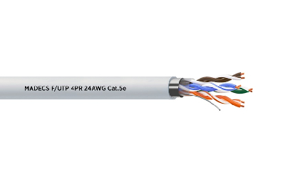 Витая пара F/UTP 4PR 24AWG Cat.5е экранированная(DCM Test Report)