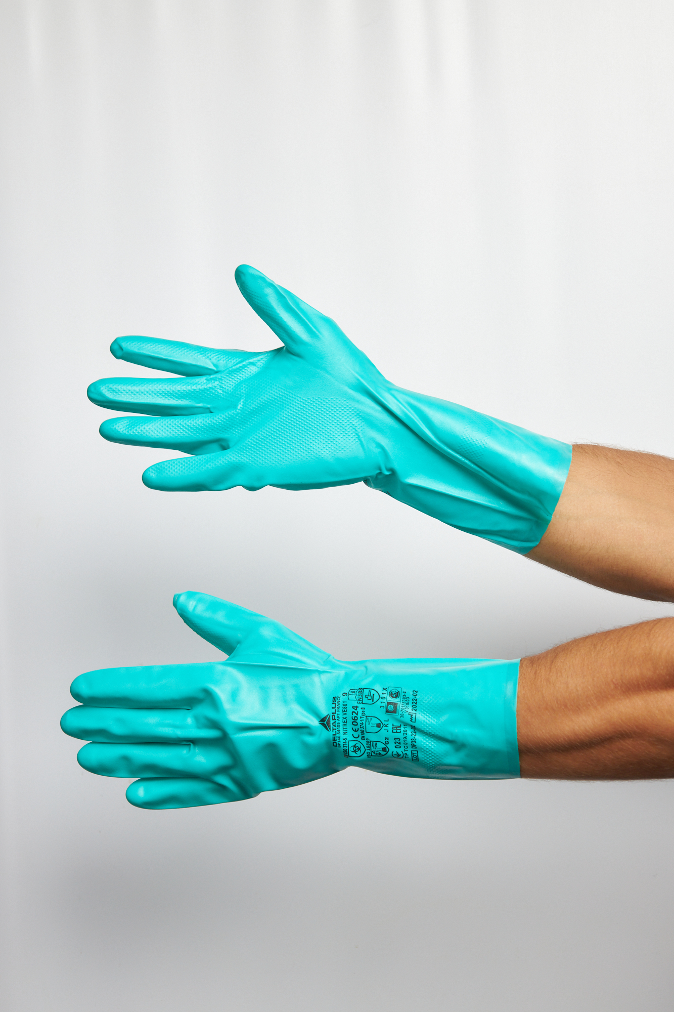 Перчатки VE801 химически стойкие нитриловые размер 10