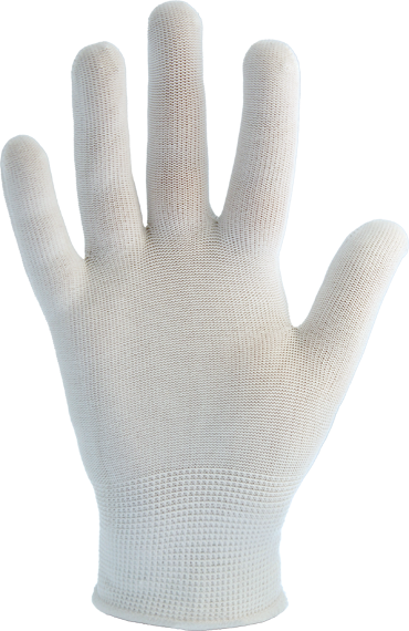 Перчатки нейлоновые бесшовные белые ArmProtect 6220 р.8