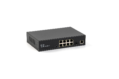 Коммутатор неуправляемый 10 портов RJ45/SFP 10 100 1000 Мб/с PoE 150Вт