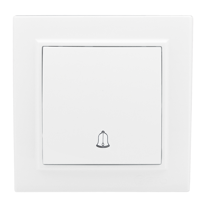 Кнопка звонка СП Минск 10А белый