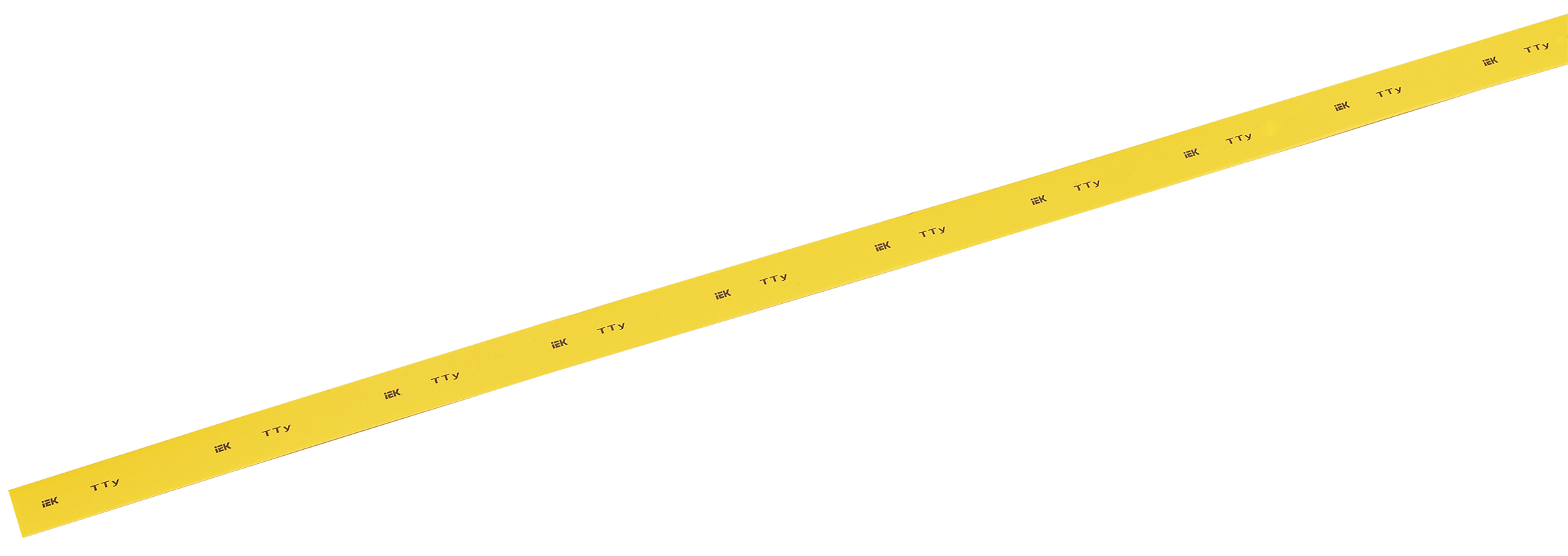 Трубка термоусаживаемая ТТУ 12/6 желтая (1м)